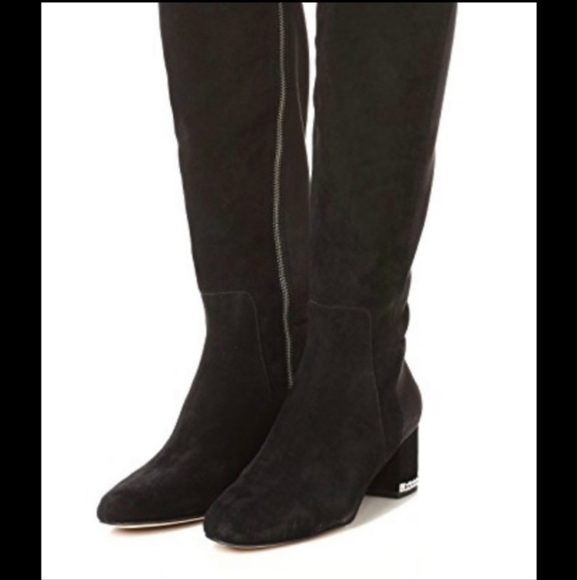 Michael Kors Shoes - Velvet Black Michael Kors Boots